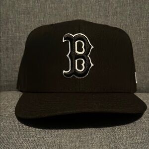 Black Baseball Cap with B Logo